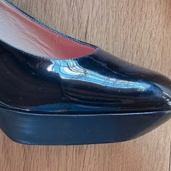 Tall patent heels-- pure vintage, pure Kate Spade! 9.5 - Picture 2 of 10